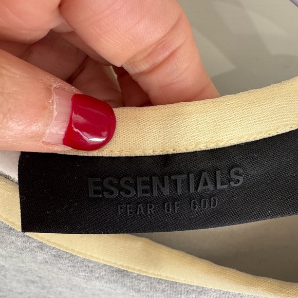 Fear of God Gray and Yellow Crew Neck Sweater - Picture 3 of 5